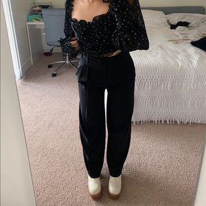 gucci black trousers